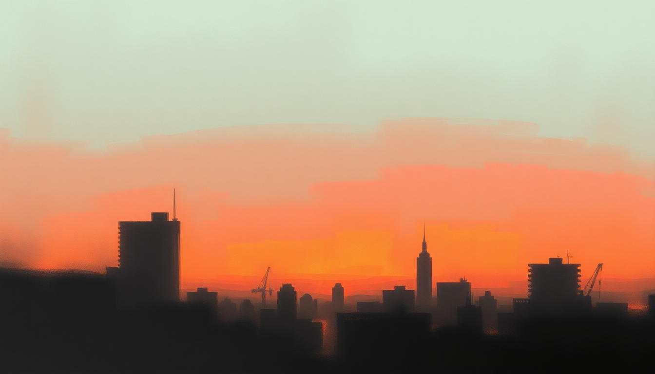 Fan-driven abstract illustration evoking the emotional arc of This City by Steve Earle