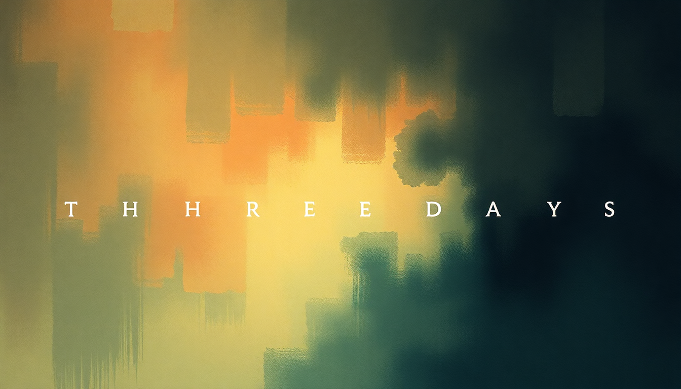 Fan-driven abstract illustration evoking the emotional arc of Three Days by Jane's Addiction