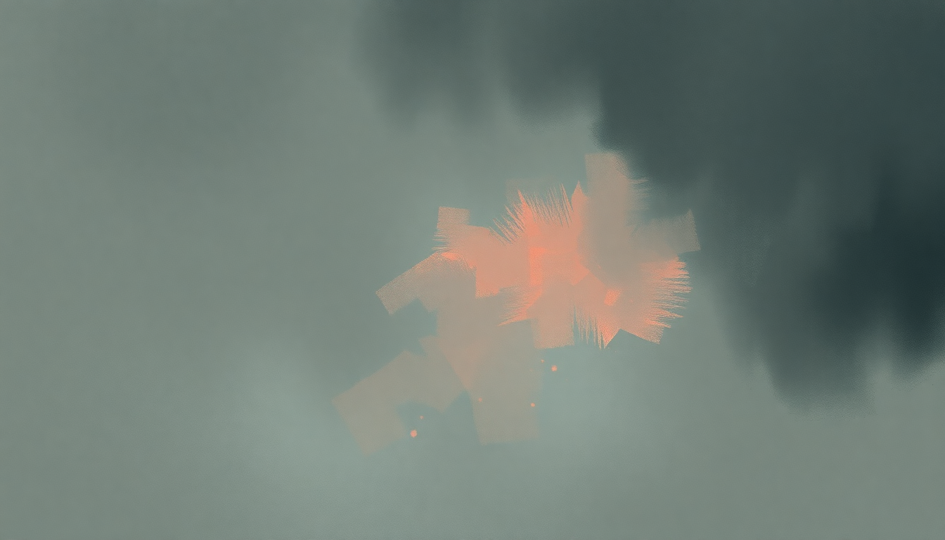 Fan-driven abstract illustration evoking the emotional arc of Throes of Rejection by Pantera