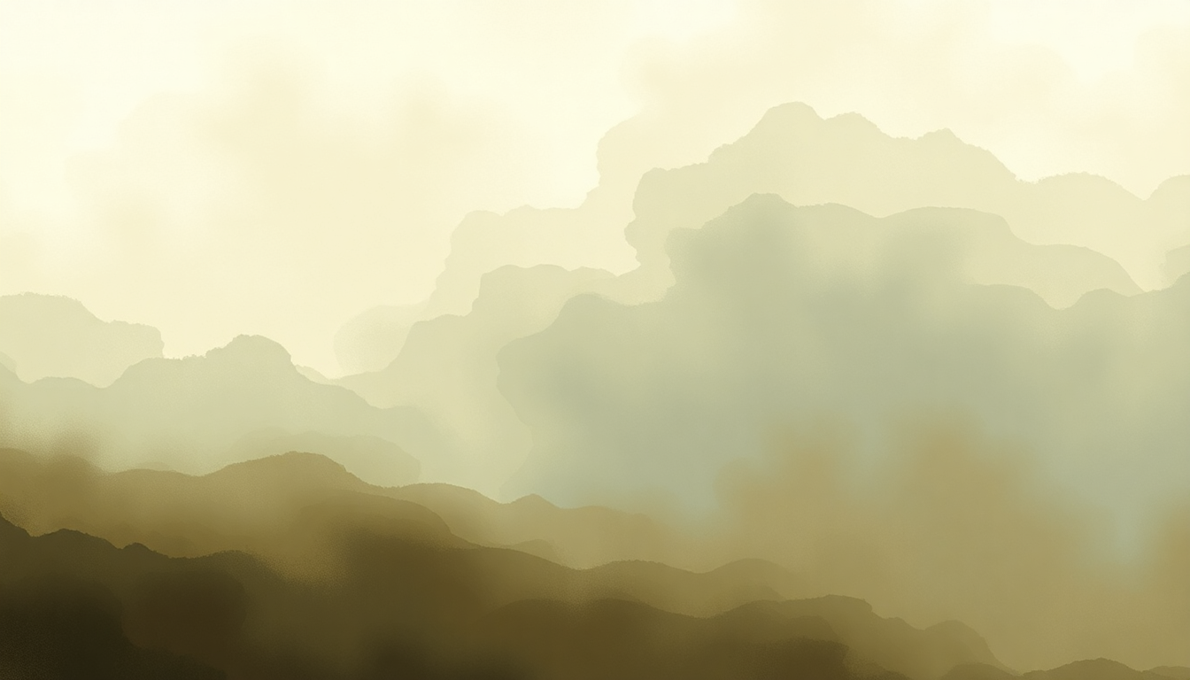 Fan-driven abstract illustration evoking the emotional arc of Thunder Rolls by Garth Brooks