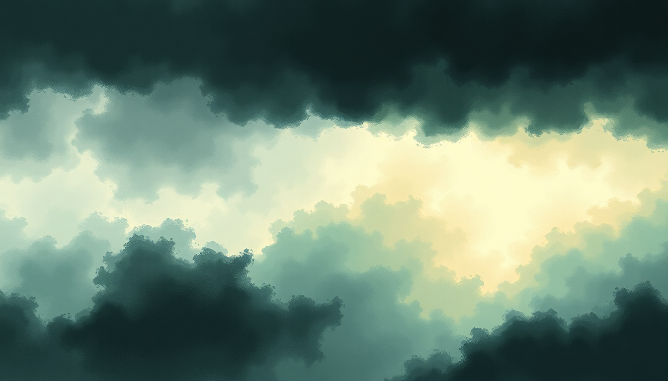 Fan-driven abstract illustration evoking the emotional arc of Thunder by The Prodigy