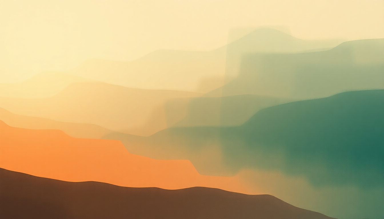 Fan-driven abstract illustration evoking the emotional arc of Time for That by Luke Bryan