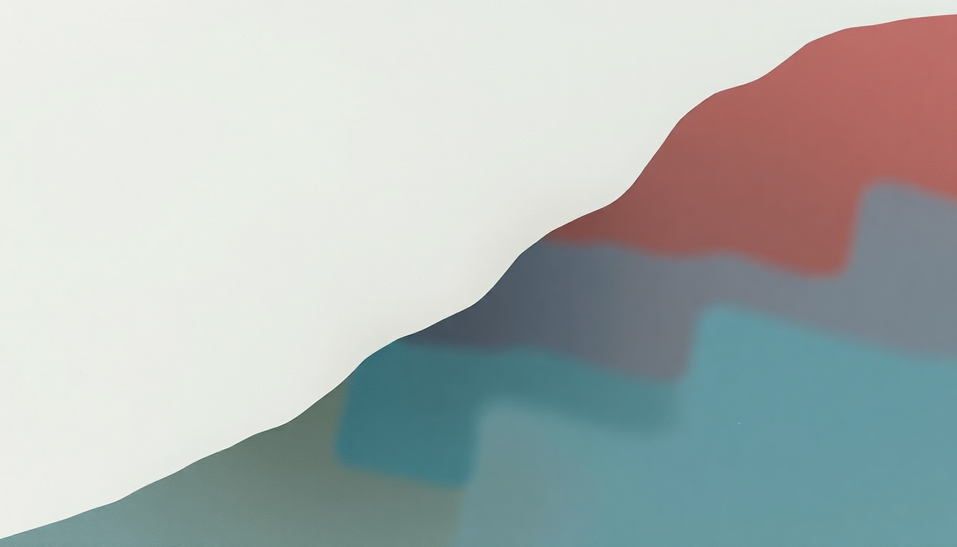 Fan-driven abstract illustration evoking the emotional arc of Time for Us by Nicolas Jaar