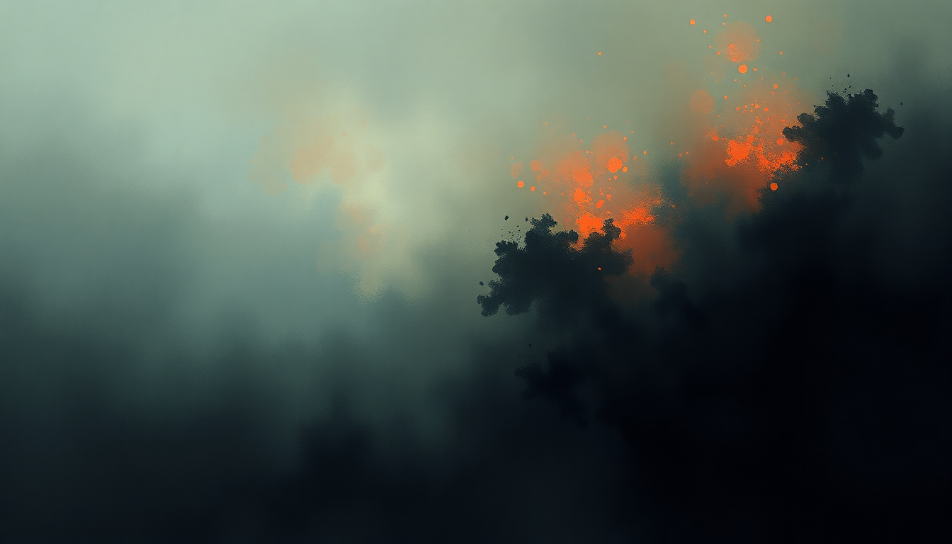 Fan-driven abstract illustration evoking the emotional arc of Times of Grace by Neurosis