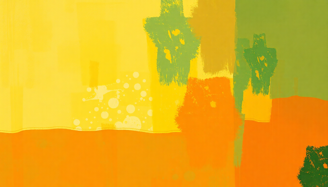 Fan-driven abstract illustration evoking the emotional arc of Tin Tin Deo by Dizzy Gillespie