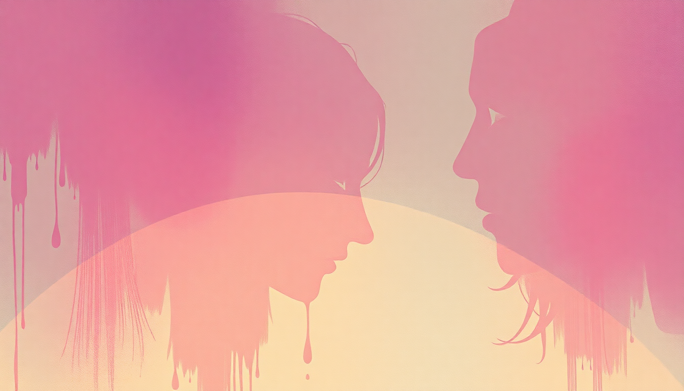 Fan-driven abstract illustration evoking the emotional arc of Tingalayo by Raffi