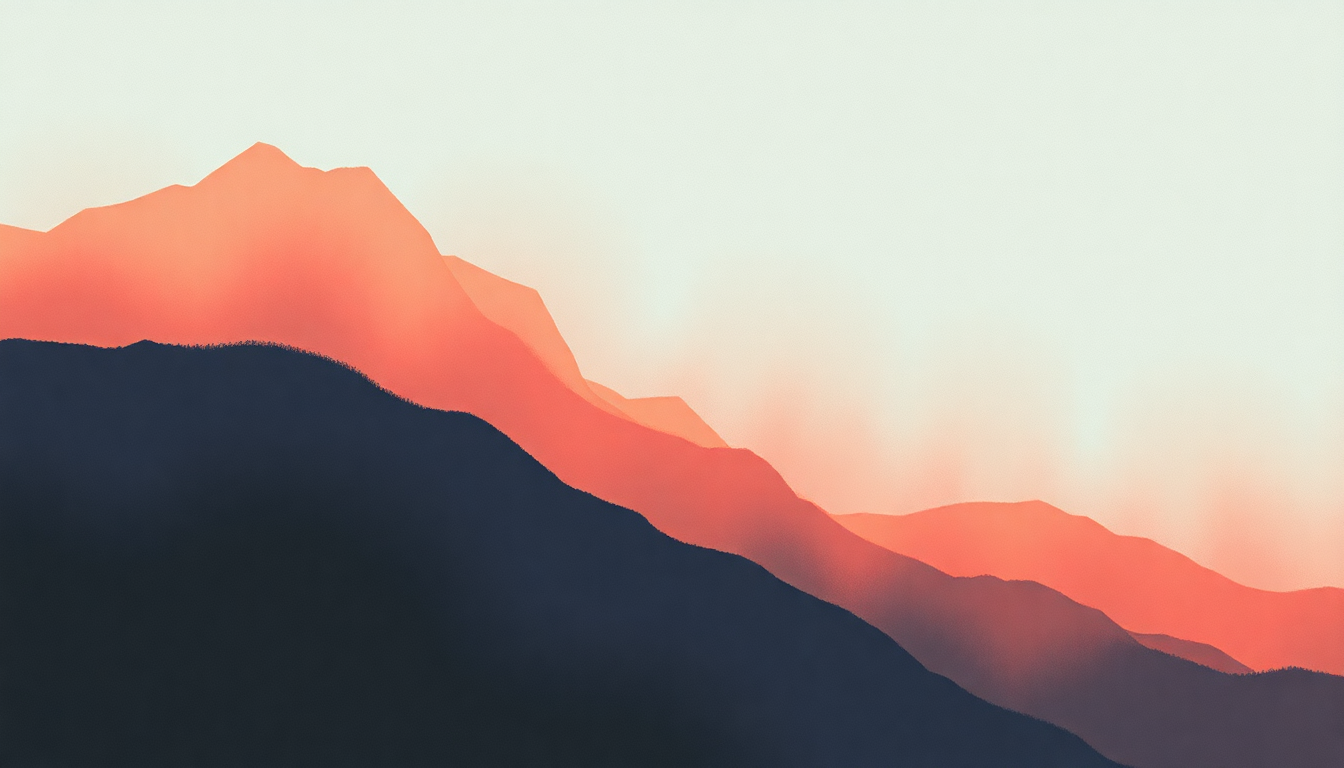 Fan-driven abstract illustration evoking the emotional arc of Tomora by Oumou Sangare