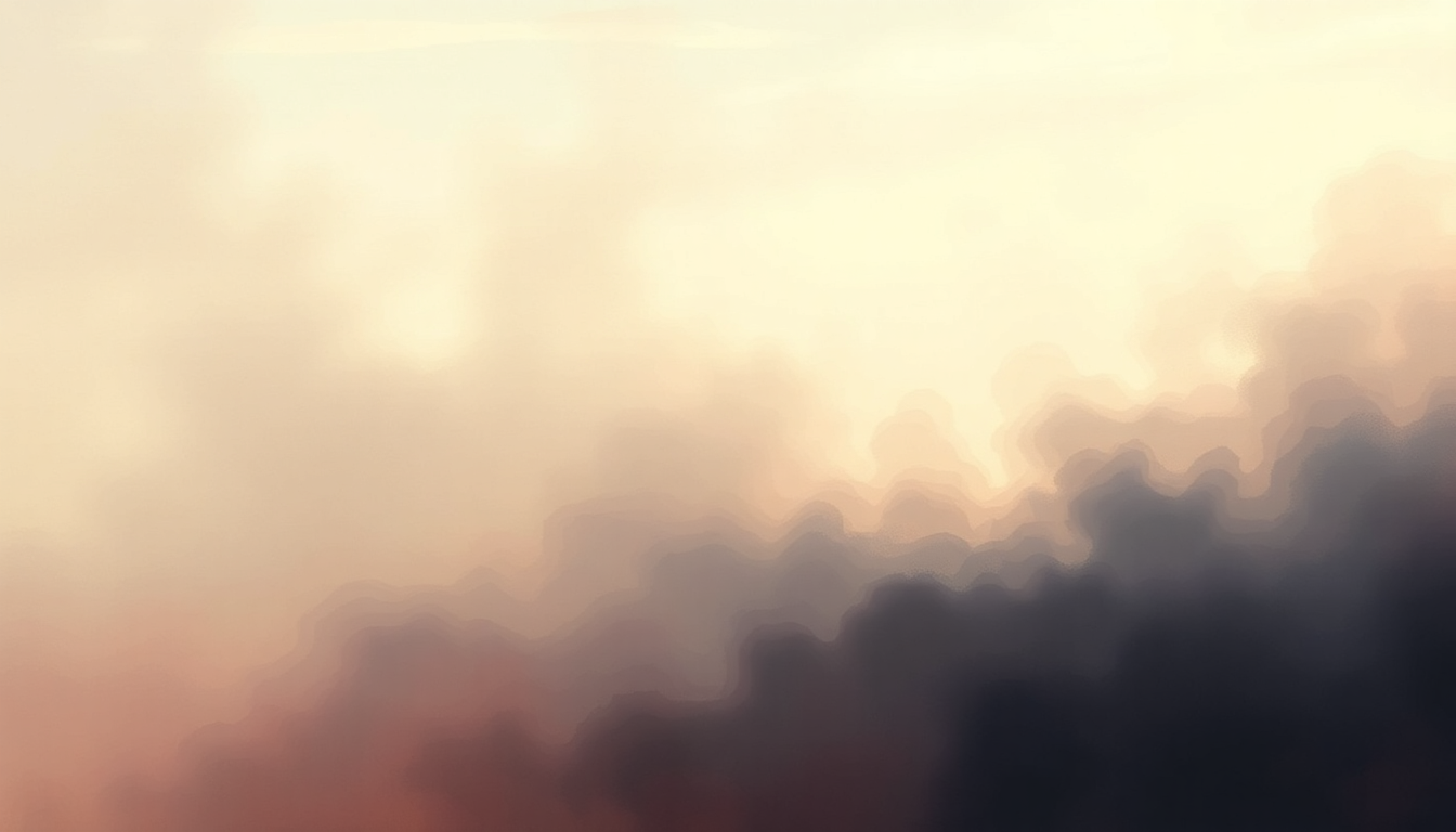 Fan-driven abstract illustration evoking the emotional arc of Tomorrow Comes Today by Gorillaz