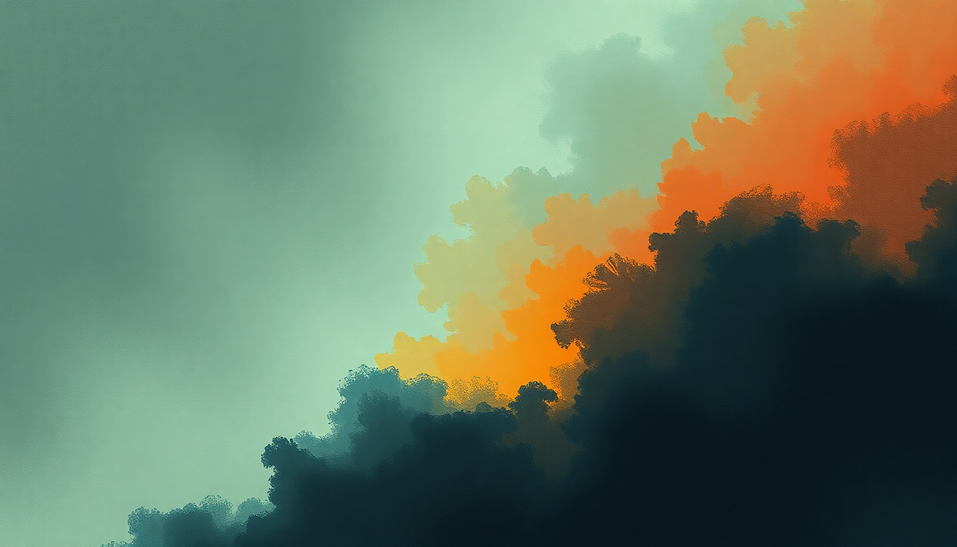 Fan-driven abstract illustration evoking the emotional arc of Tonite by LCD Soundsystem