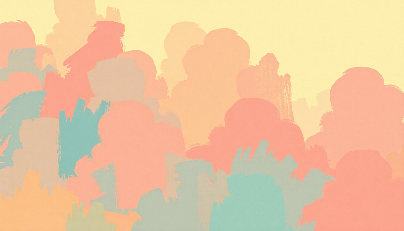 Fan-driven abstract illustration evoking the emotional arc of Too Hot ta Trot by The Commodores