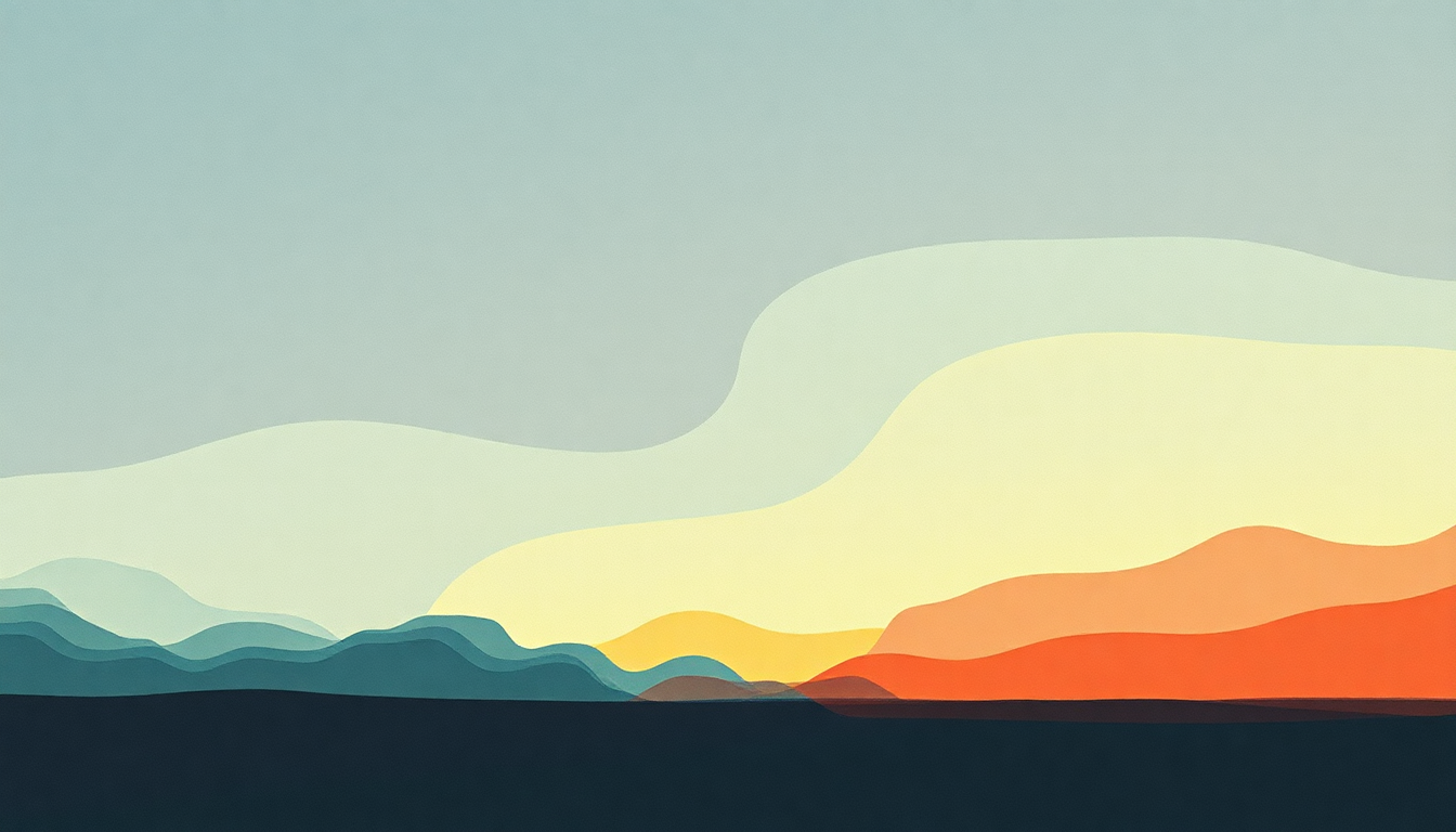 Fan-driven abstract illustration evoking the emotional arc of Total Football by Parquet Courts