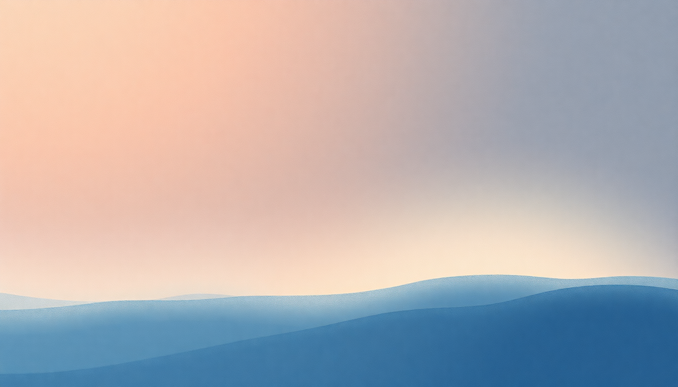 Fan-driven abstract illustration evoking the emotional arc of Trampoline by Hovvdy