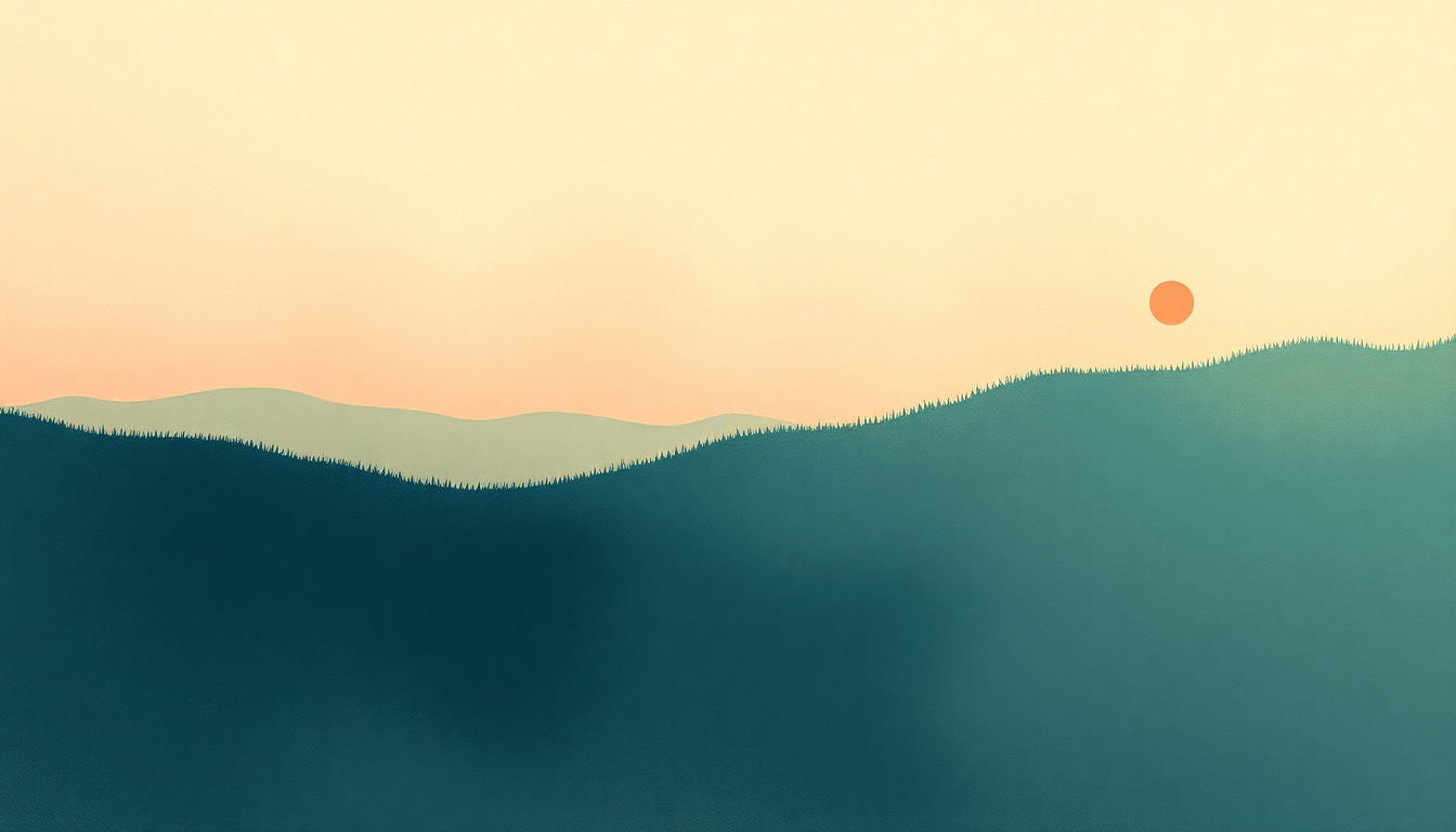 Fan-driven abstract illustration evoking the emotional arc of Try Again by Big Star