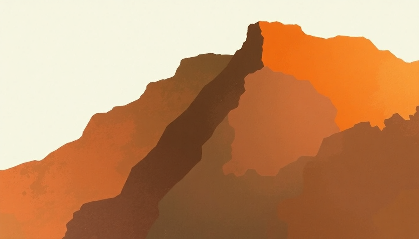 Fan-driven abstract illustration evoking the emotional arc of Tula Mtwana by Abdullah Ibrahim