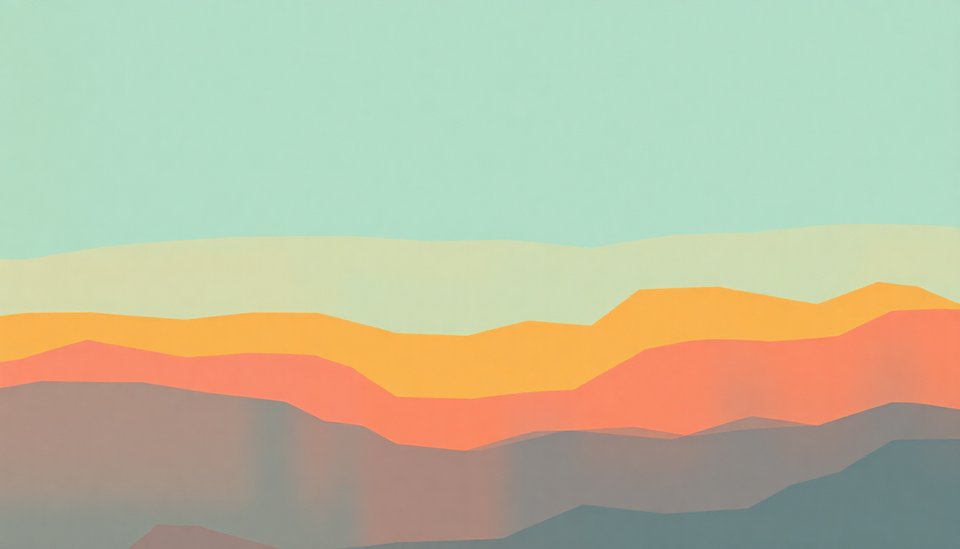 Fan-driven abstract illustration evoking the emotional arc of Tumbling Dice by The Rolling Stones