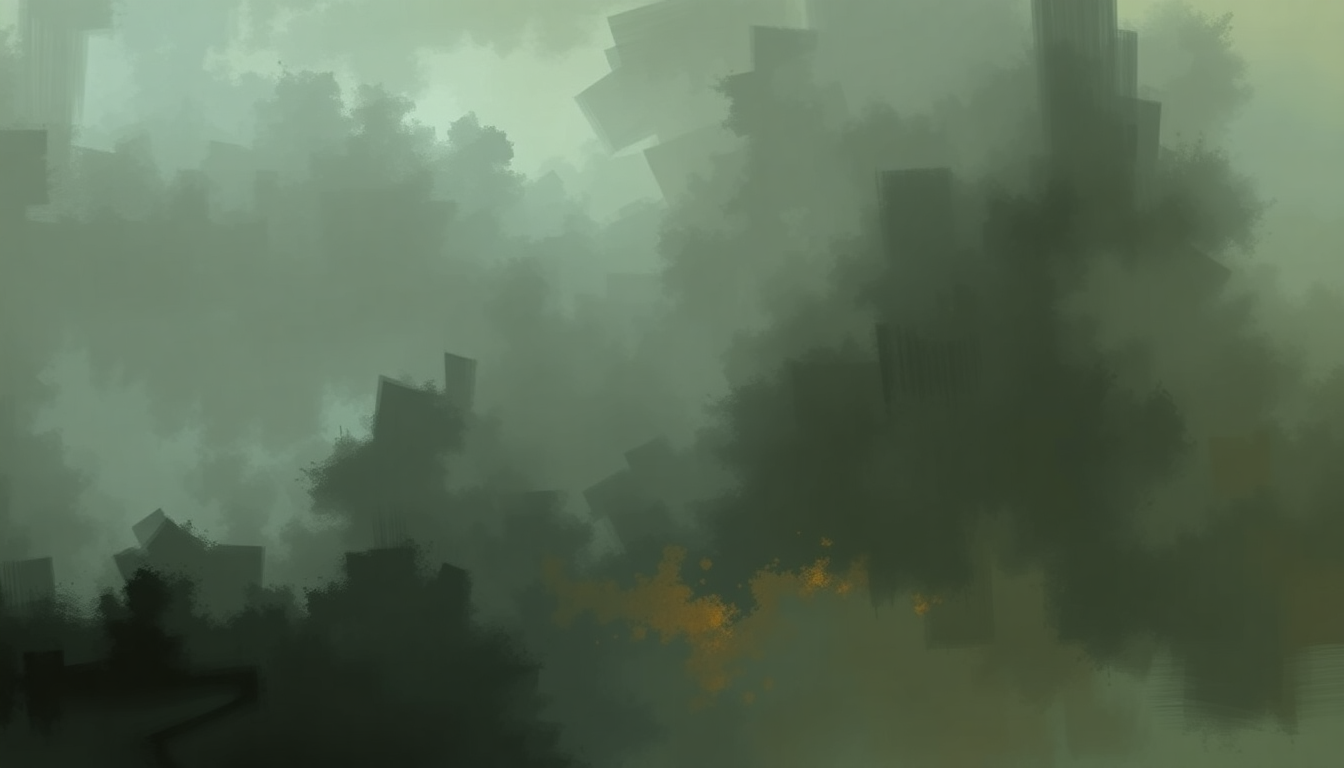 Fan-driven abstract illustration evoking the emotional arc of Twerpolk by Chick Corea