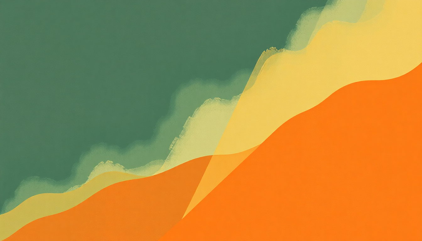 Fan-driven abstract illustration evoking the emotional arc of Ulysses by Franz Ferdinand