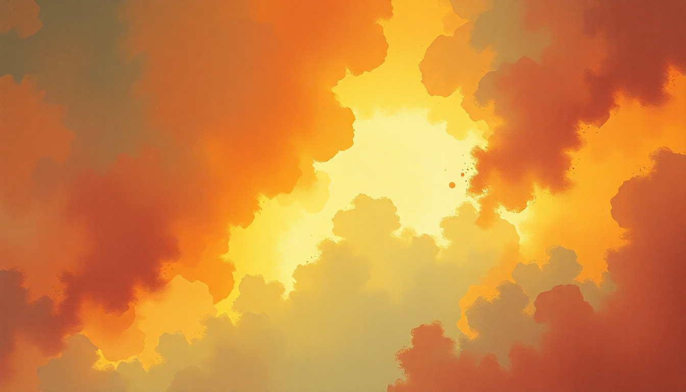 Fan-driven abstract illustration evoking the emotional arc of Uncontrollable Urge by Devo