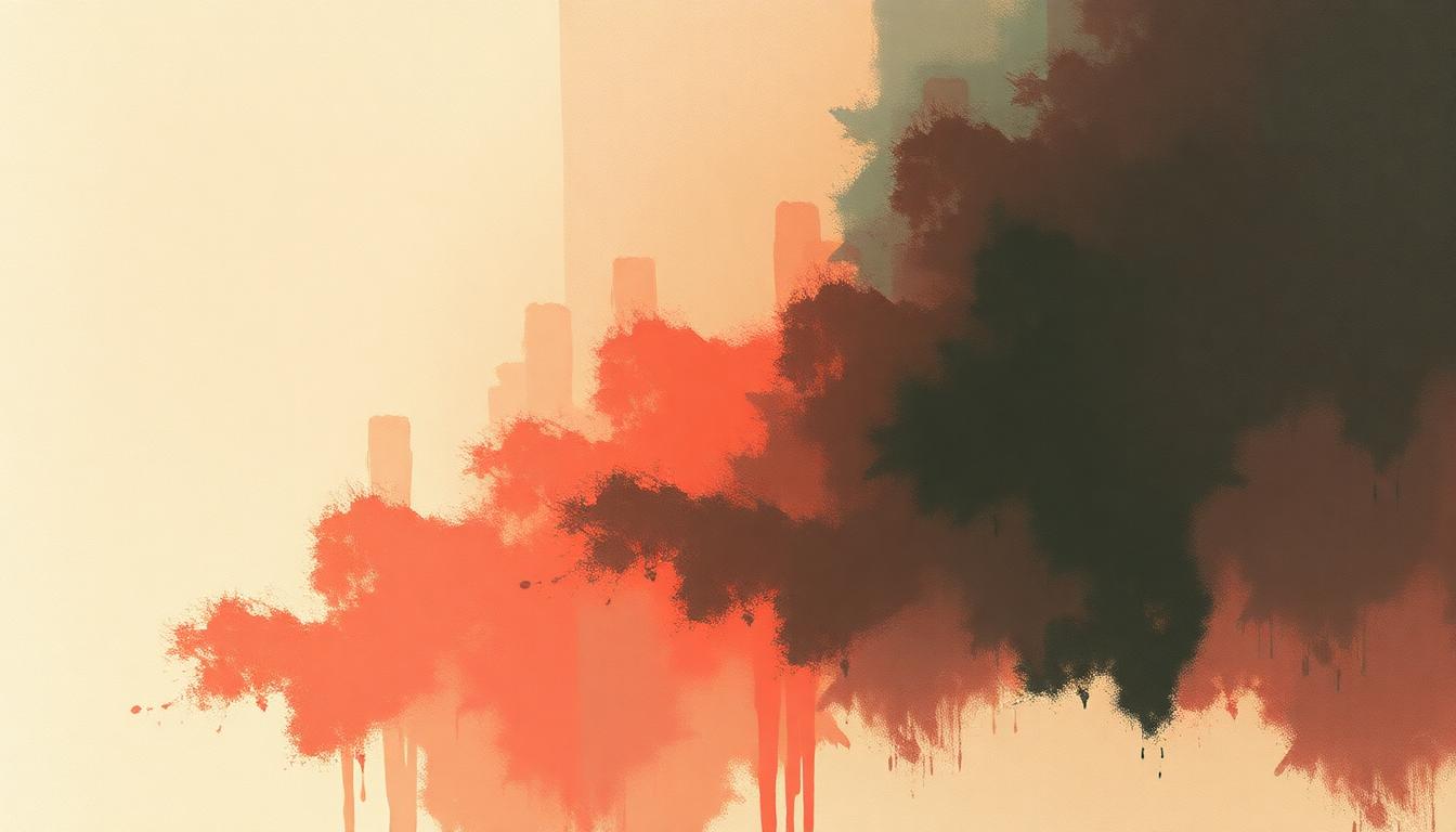 Fan-driven abstract illustration evoking the emotional arc of Unholy by Sam Smith