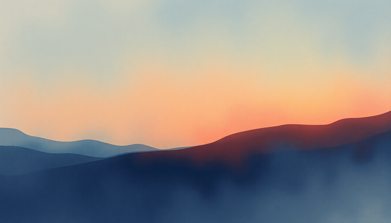 Fan-driven abstract illustration evoking the emotional arc of Unthought Known by Pearl Jam