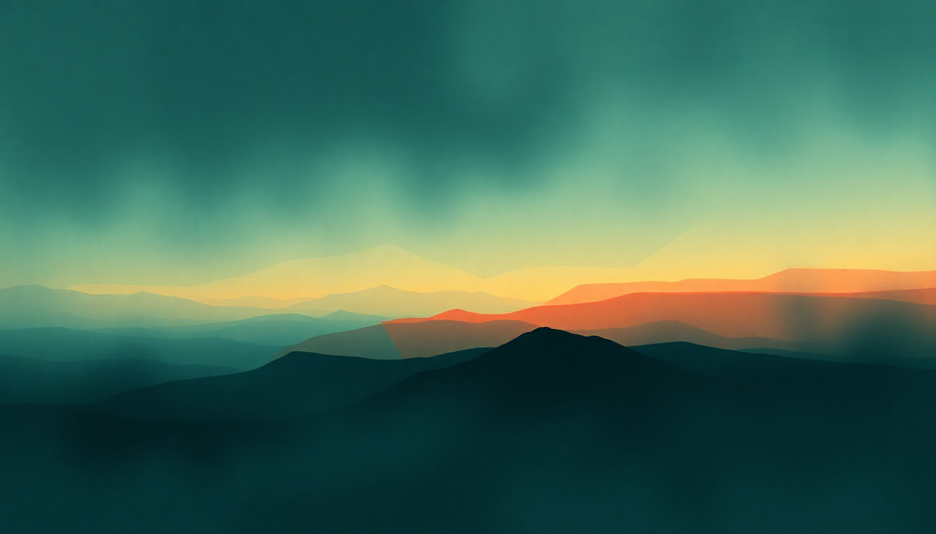 Fan-driven abstract illustration evoking the emotional arc of Untrue by Burial