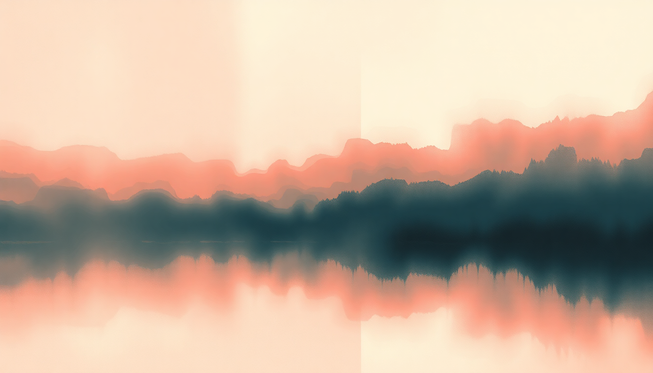 Fan-driven abstract illustration evoking the emotional arc of Used to Love U by John Legend