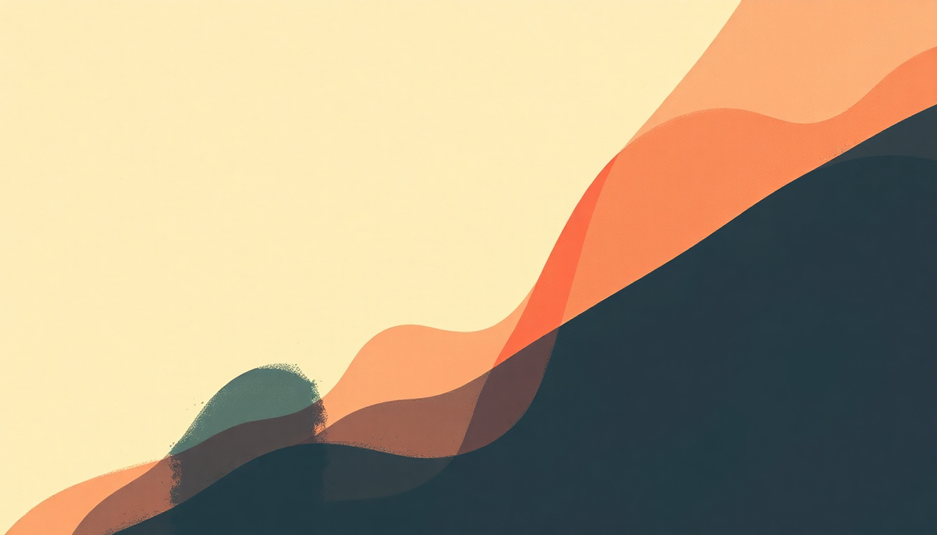 Fan-driven abstract illustration evoking the emotional arc of Vacuum Boogie by Floating Points