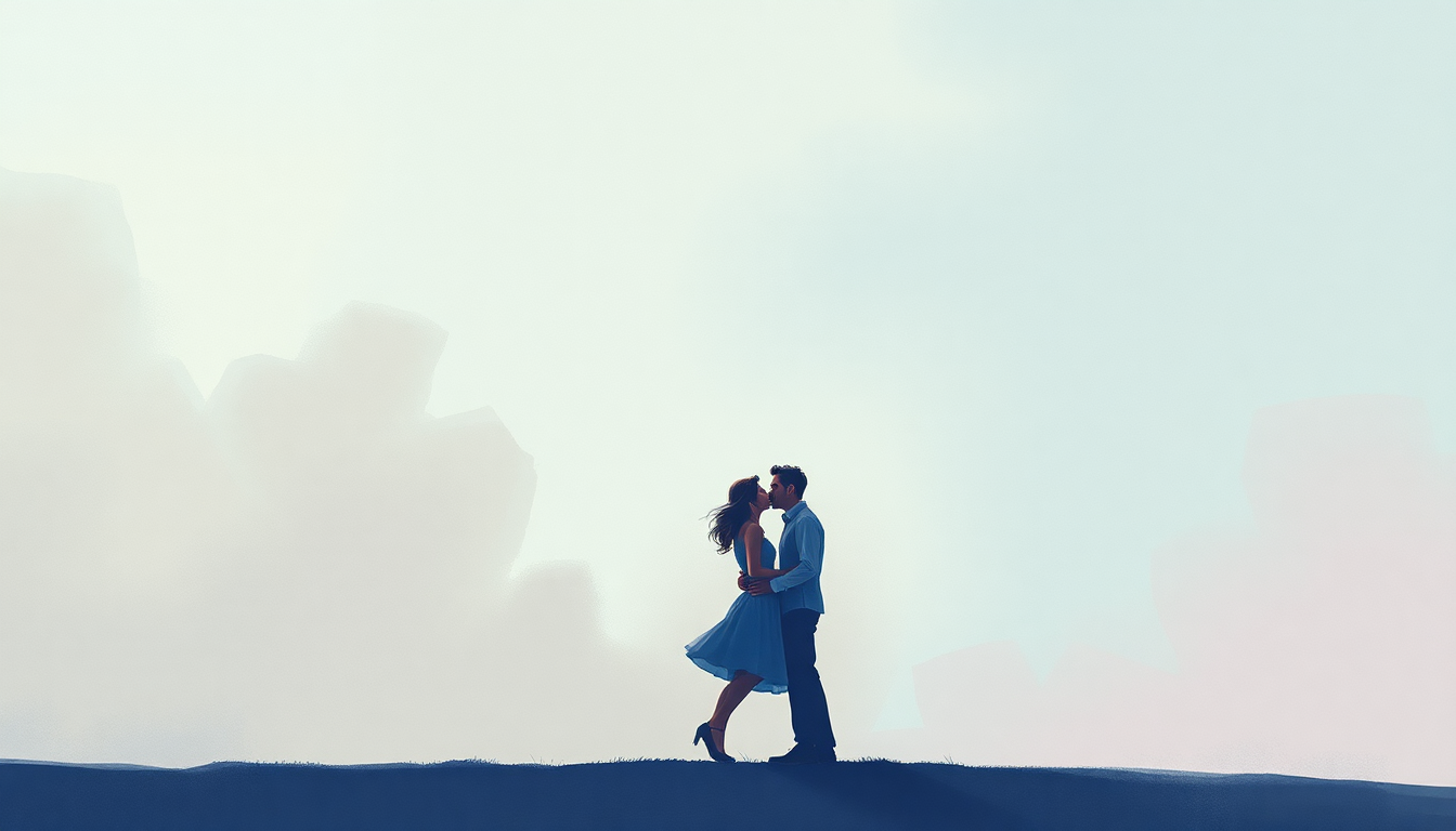 Fan-driven abstract illustration evoking the emotional arc of Valio la Pena by Marc Anthony