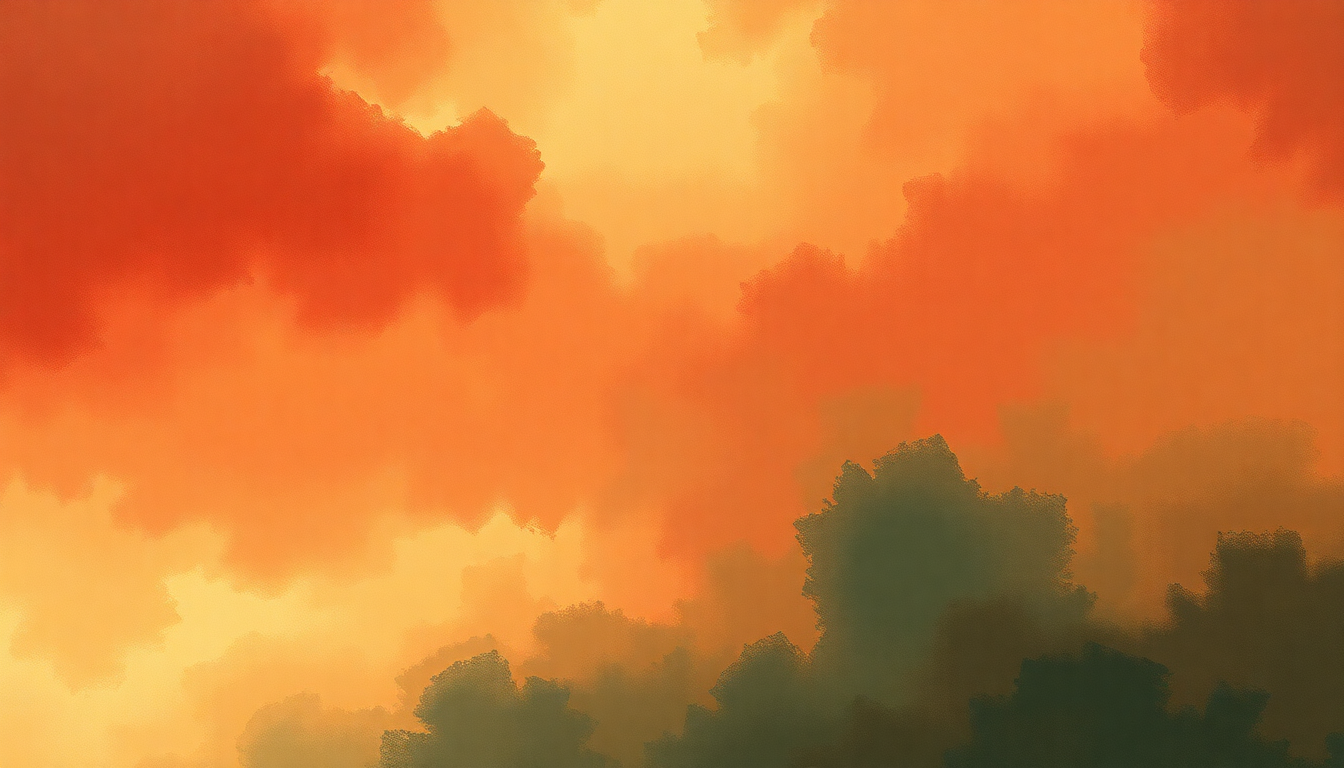 Fan-driven abstract illustration evoking the emotional arc of Variations on a Theme by Haydn, Op. 56a: Theme by Yo-Yo Ma