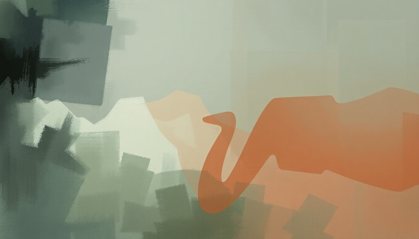 Fan-driven abstract illustration evoking the emotional arc of Various Storms & Saints by Florence + the Machine