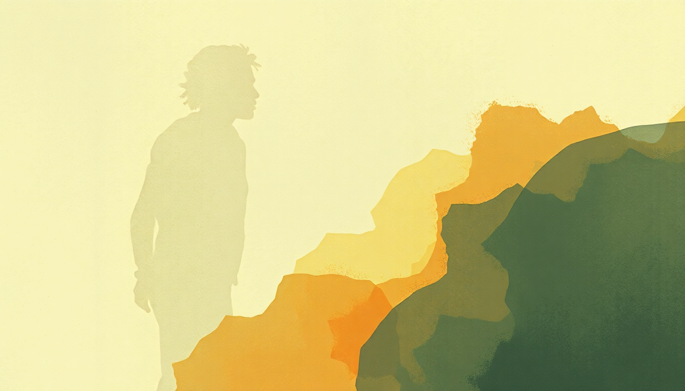 Fan-driven abstract illustration evoking the emotional arc of Verses from the Abstract by A Tribe Called Quest