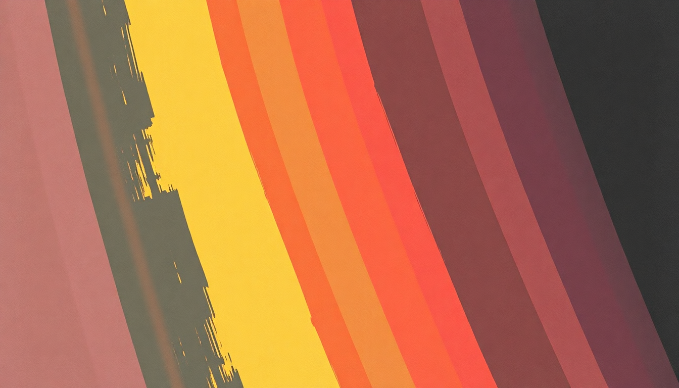 Fan-driven abstract illustration evoking the emotional arc of Vindictive by The Slits