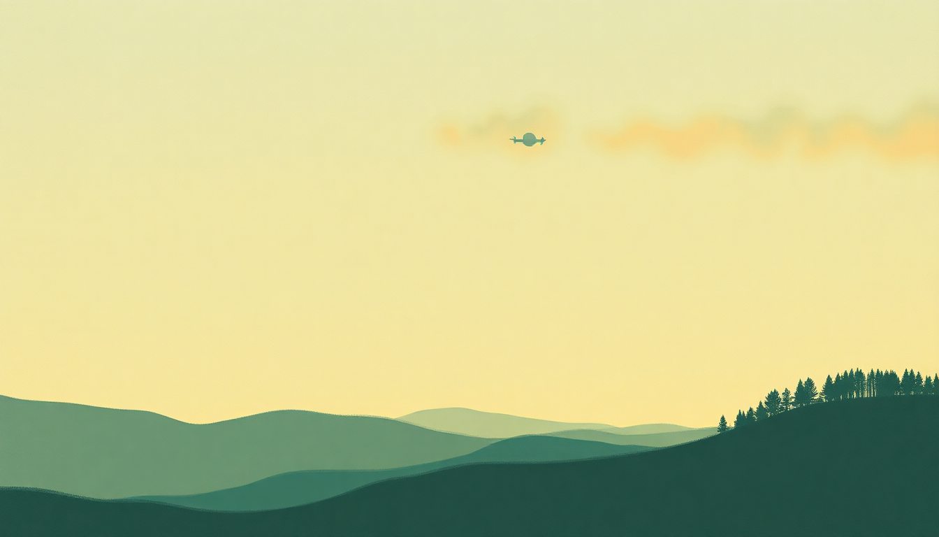 Fan-driven abstract illustration evoking the emotional arc of Violence by Parquet Courts