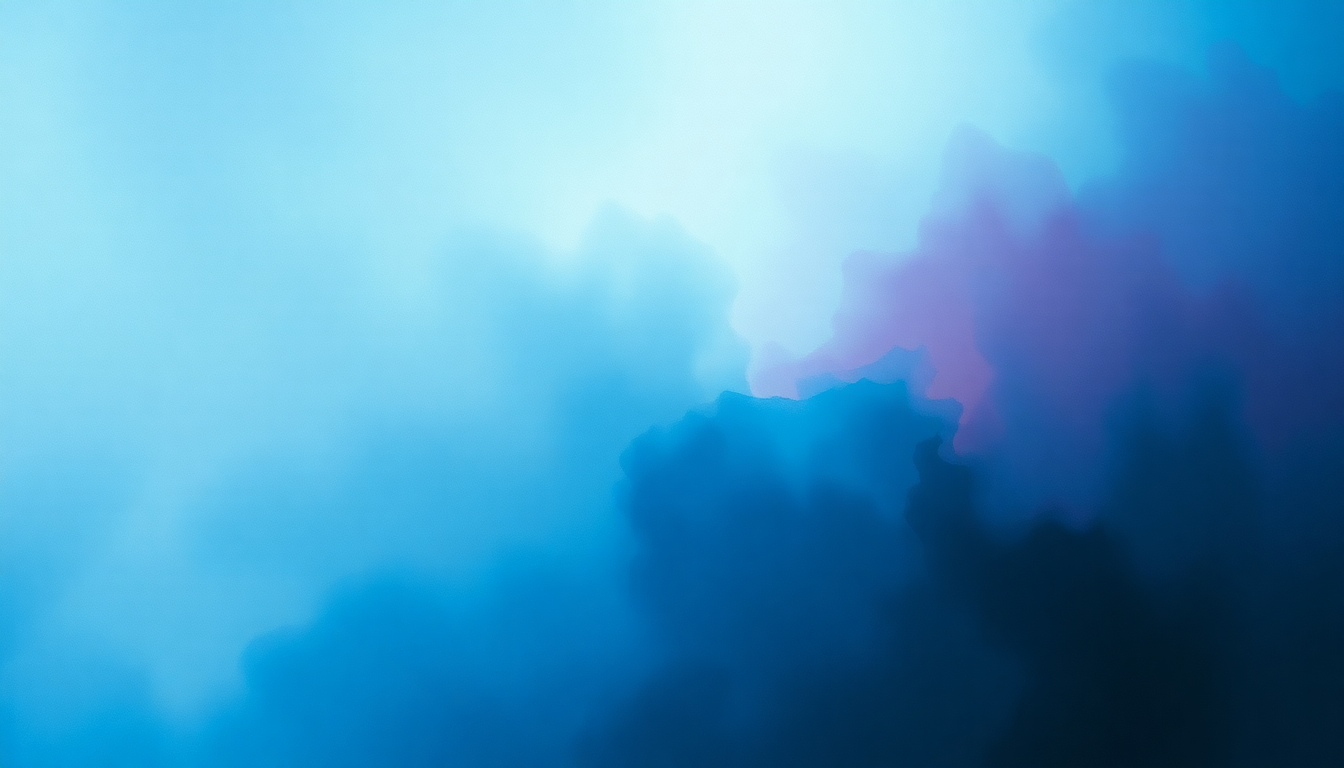 Fan-driven abstract illustration evoking the emotional arc of Visions in Blue by Ultravox