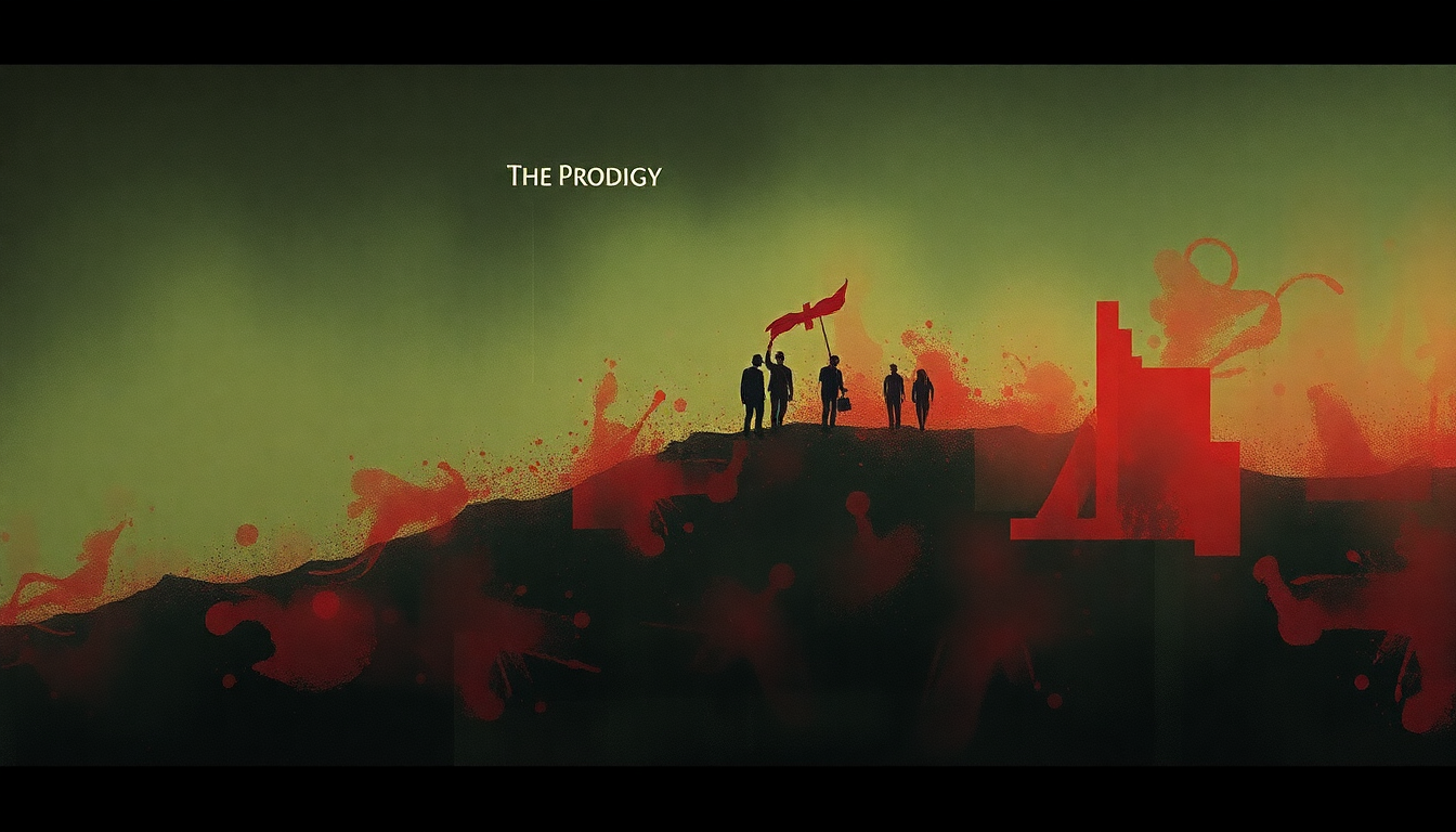 Fan-driven abstract illustration evoking the emotional arc of Voodoo People by The Prodigy