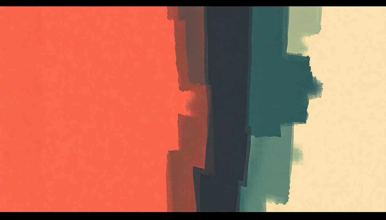 Fan-driven abstract illustration evoking the emotional arc of W.A.Y.U.H. by The Rapture