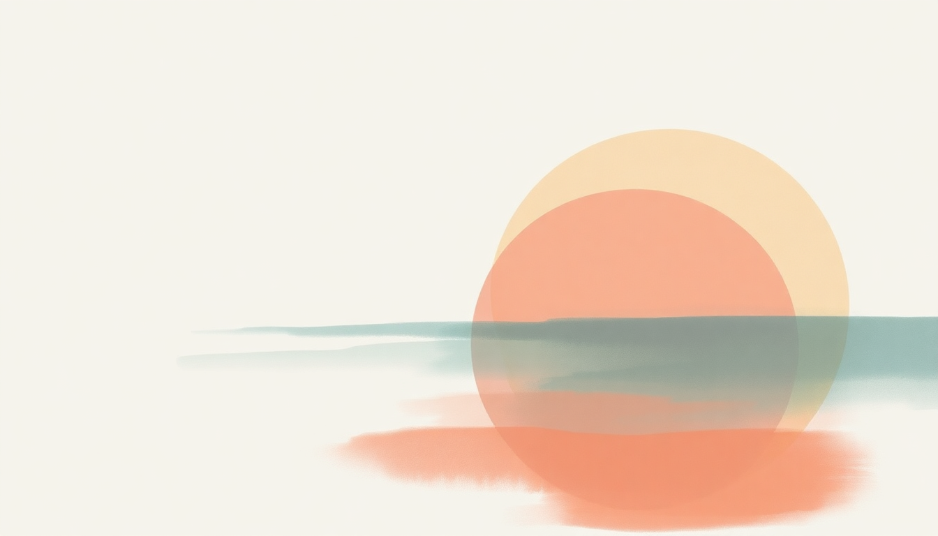 Fan-driven abstract illustration evoking the emotional arc of Wait by Nick Mulvey