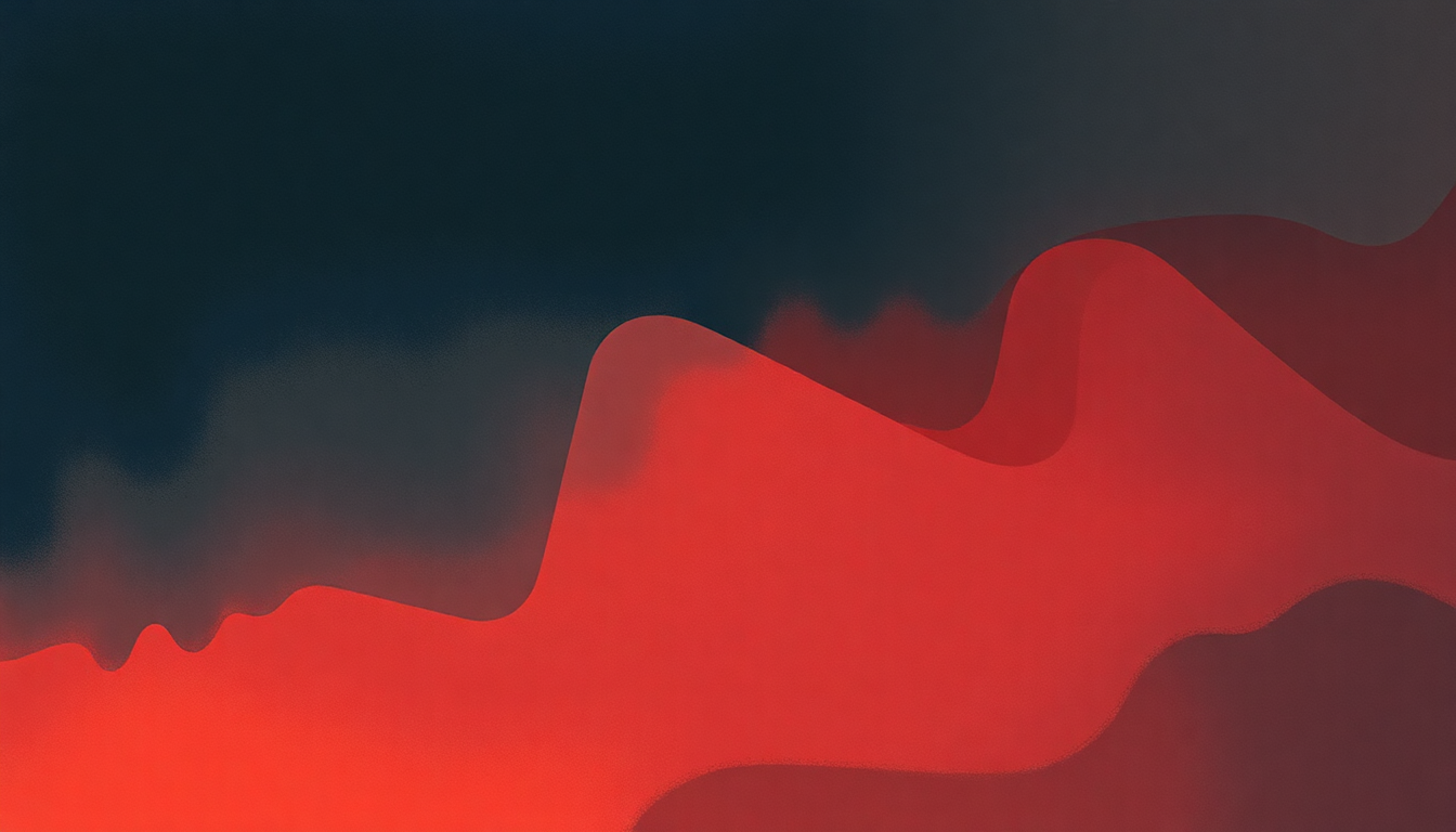 Fan-driven abstract illustration evoking the emotional arc of Waited All Night by Jamie xx