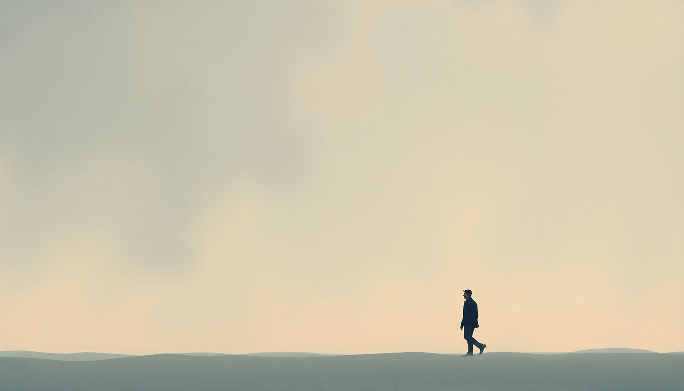 Fan-driven abstract illustration evoking the emotional arc of Walk It Back by R.E.M.