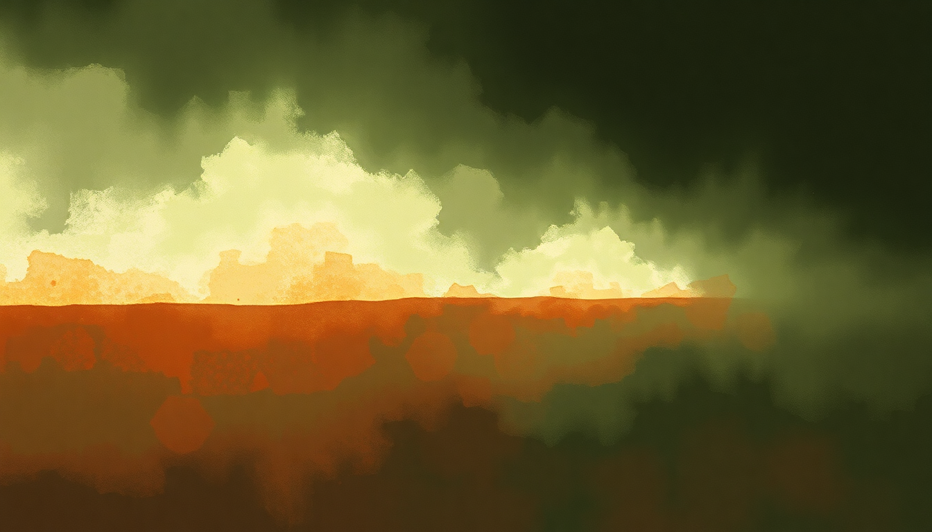 Fan-driven abstract illustration evoking the emotional arc of Wall of Death by The Prodigy