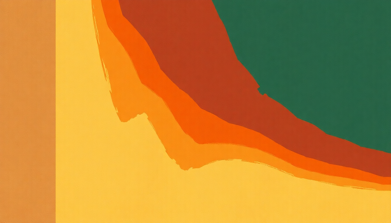 Fan-driven abstract illustration evoking the emotional arc of Watch the Corners by Dinosaur Jr