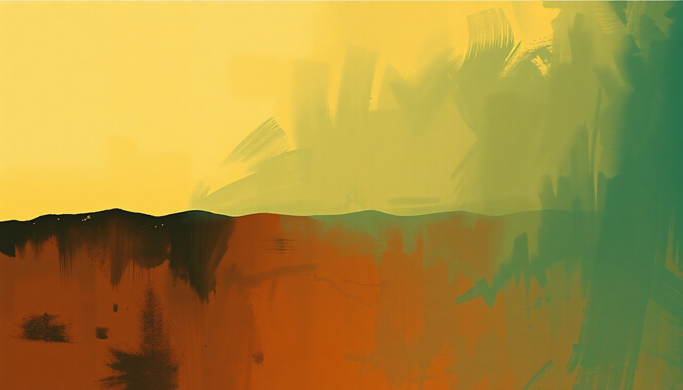 Fan-driven abstract illustration evoking the emotional arc of Way Out West by Sonny Rollins