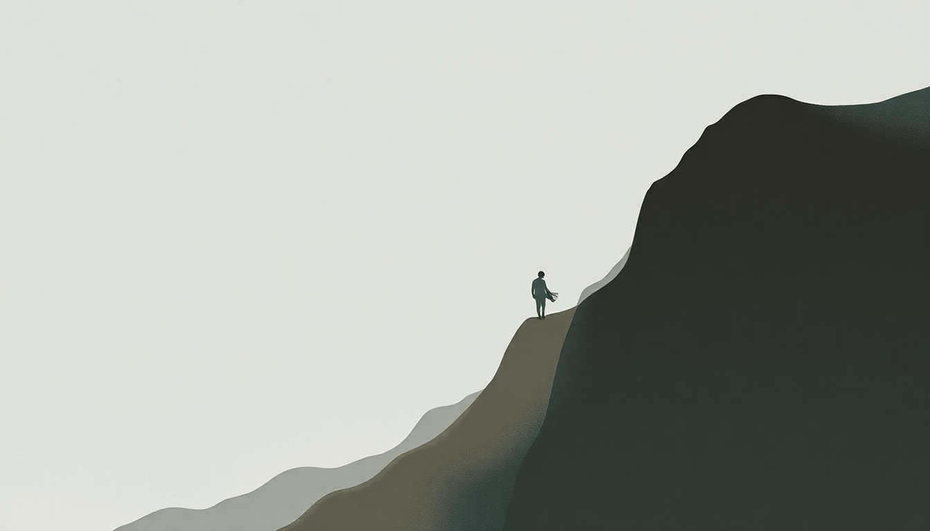 Fan-driven abstract illustration evoking the emotional arc of We Come 1 by Faithless