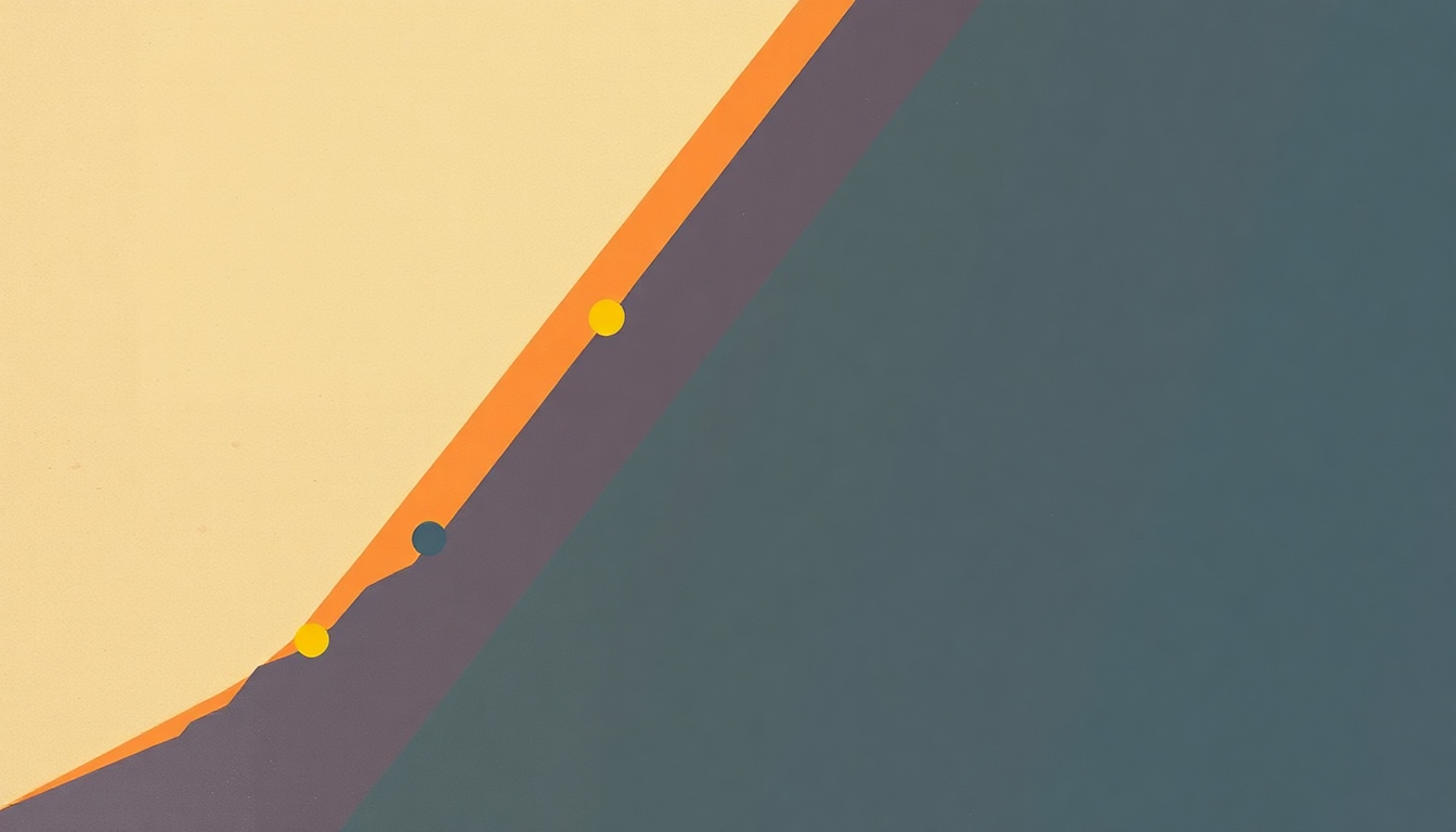 Fan-driven abstract illustration evoking the emotional arc of We Could Send Letters by Aztec Camera