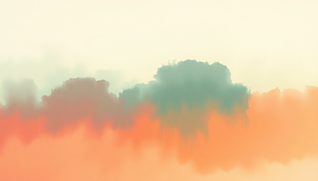 Fan-driven abstract illustration evoking the emotional arc of We Disappear by Jon Hopkins