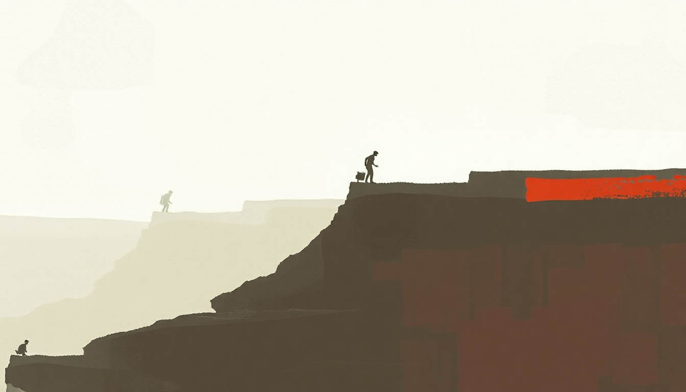 Fan-driven abstract illustration evoking the emotional arc of We Were Aborted by The Cribs