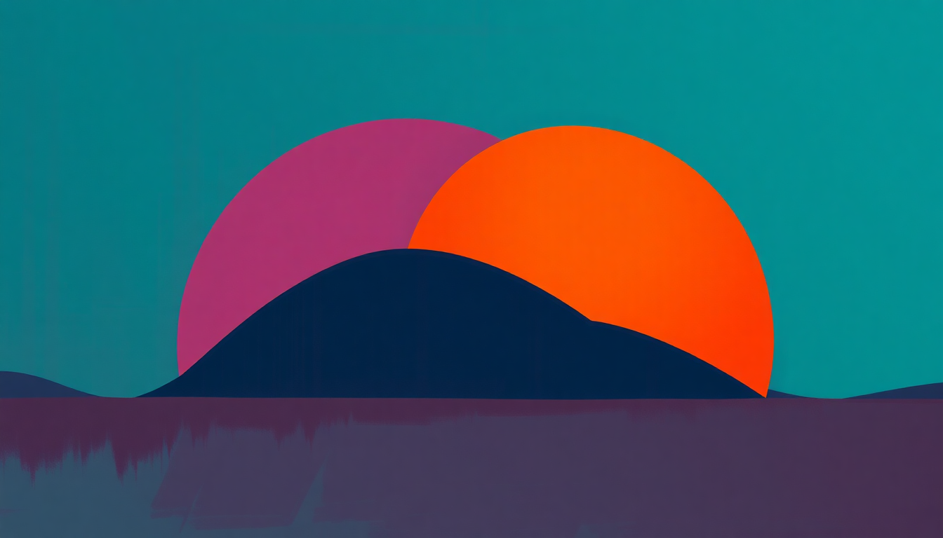 Fan-driven abstract illustration evoking the emotional arc of What by Soft Cell