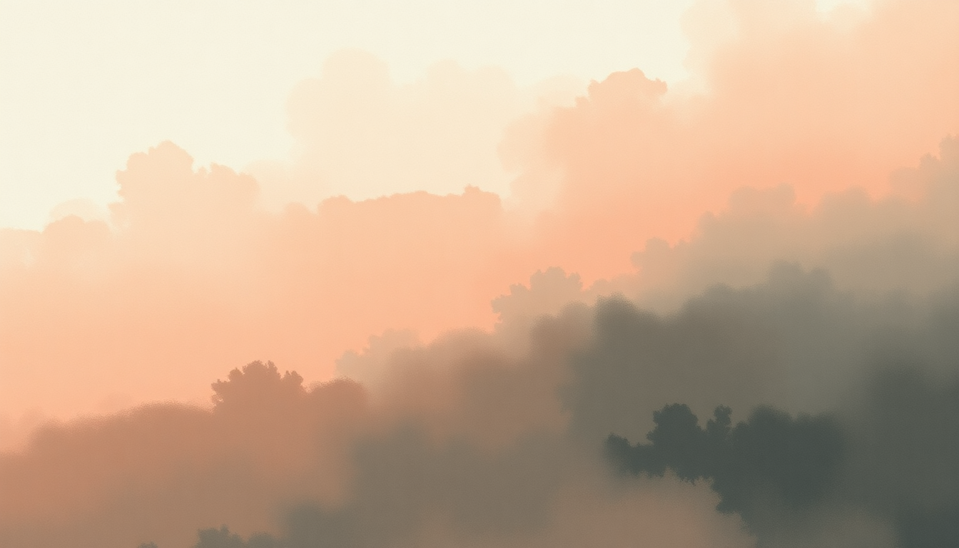 Fan-driven abstract illustration evoking the emotional arc of When Will It End by Raheem DeVaughn