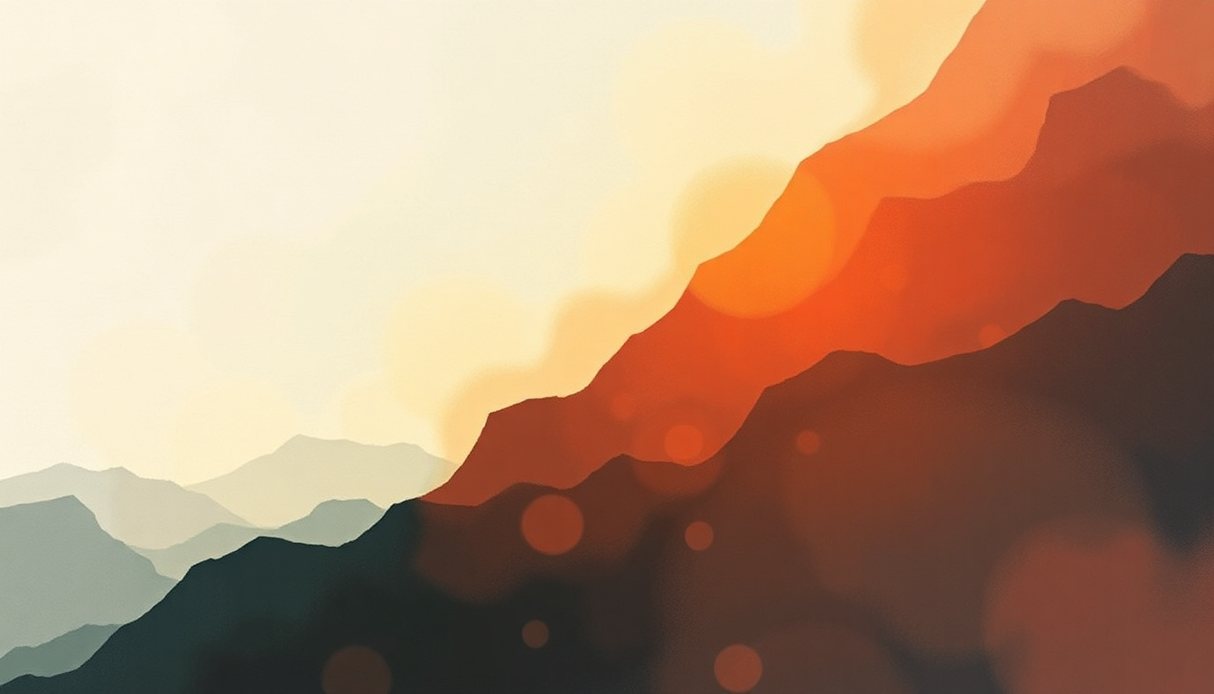 Fan-driven abstract illustration evoking the emotional arc of Whenever Wherever Whatever by Maxwell