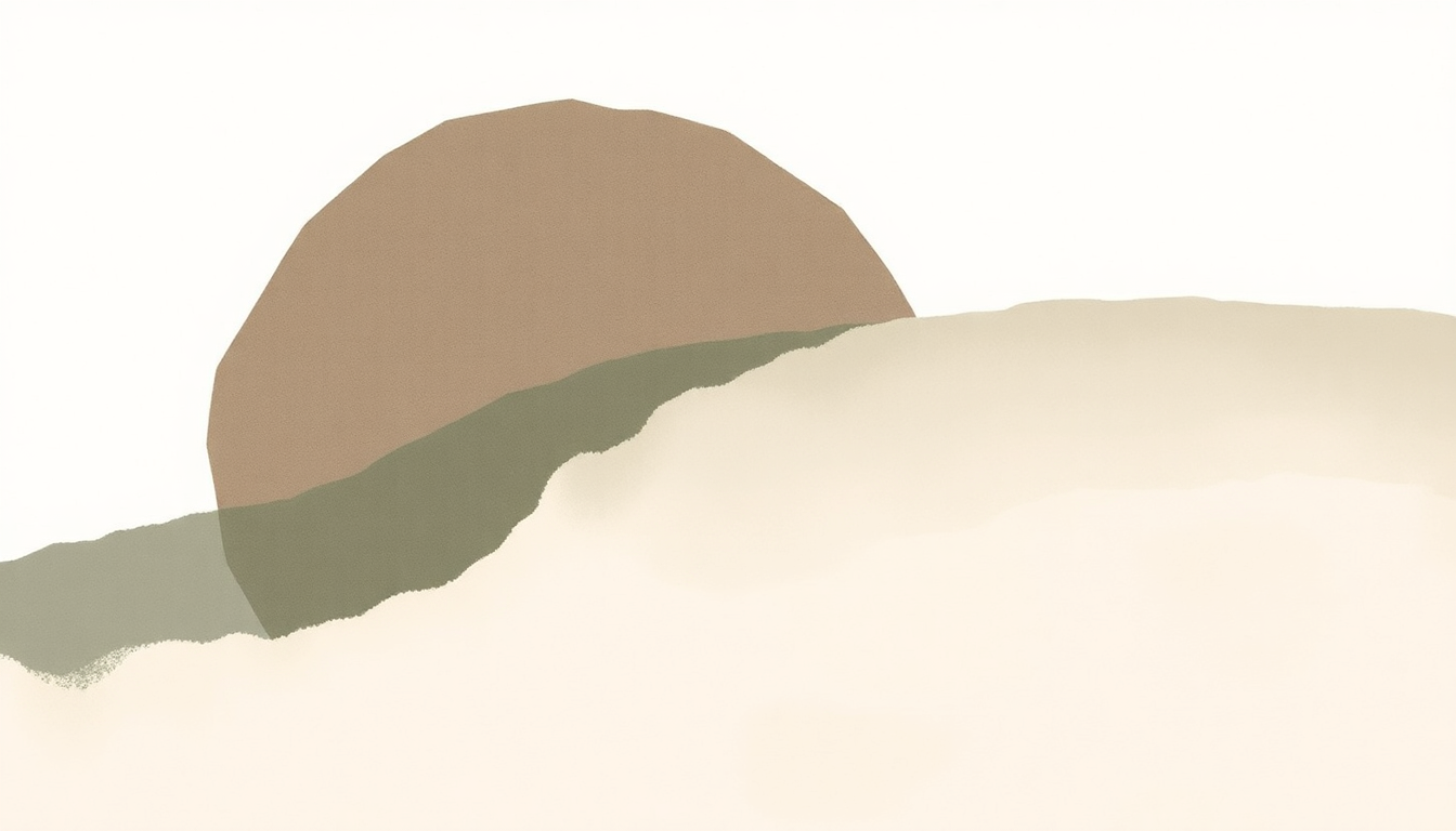 Fan-driven abstract illustration evoking the emotional arc of Where Do We Go by Solange